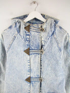 Vintage Jacke Blau M – Detailansicht Vorderseite