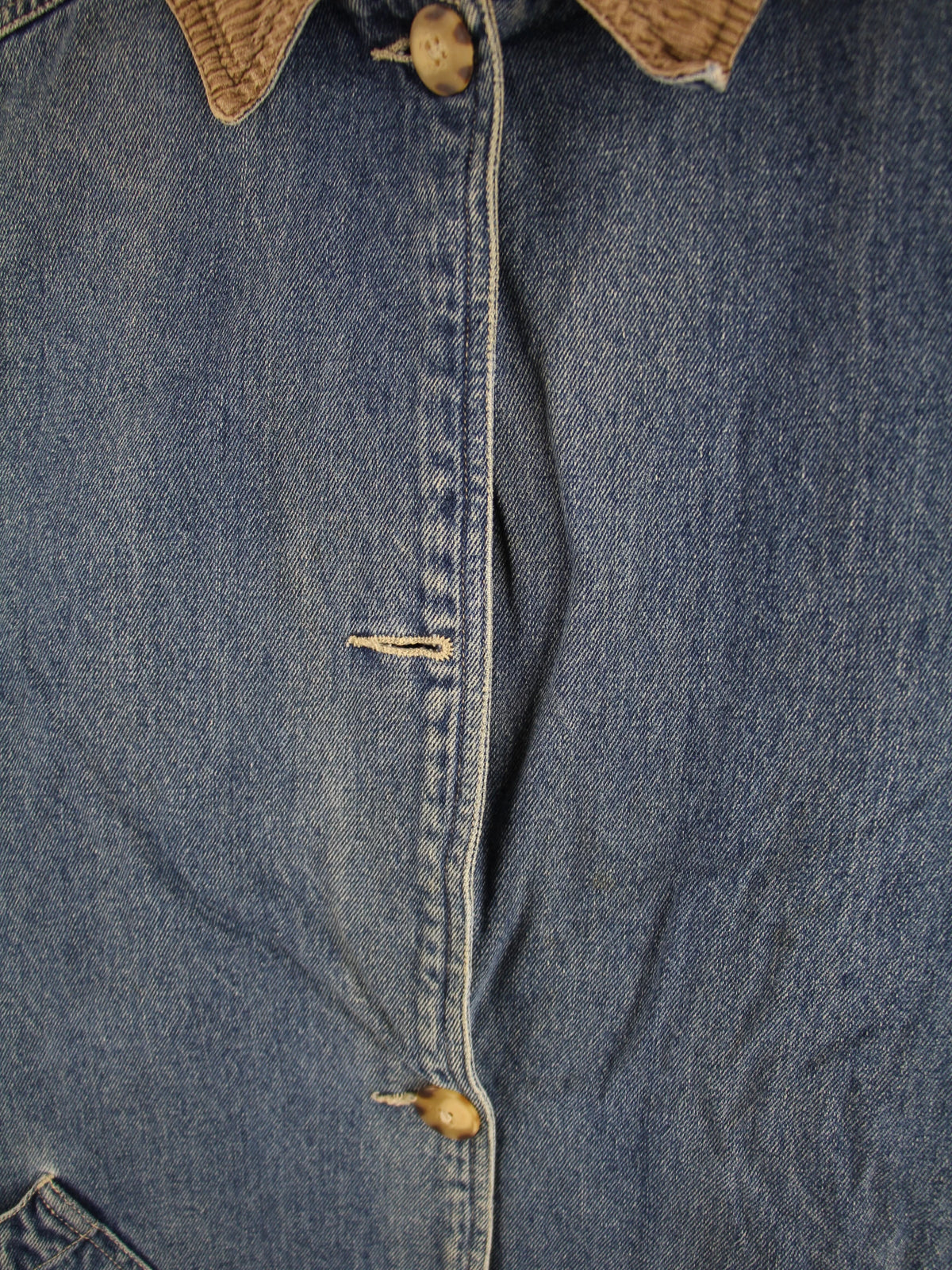 Vintage Jacke Blau L – Etikett