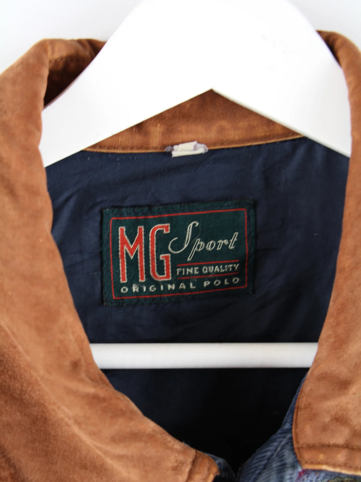 Vintage Jacke Mehrfarbig XL – Detailansicht Vorderseite