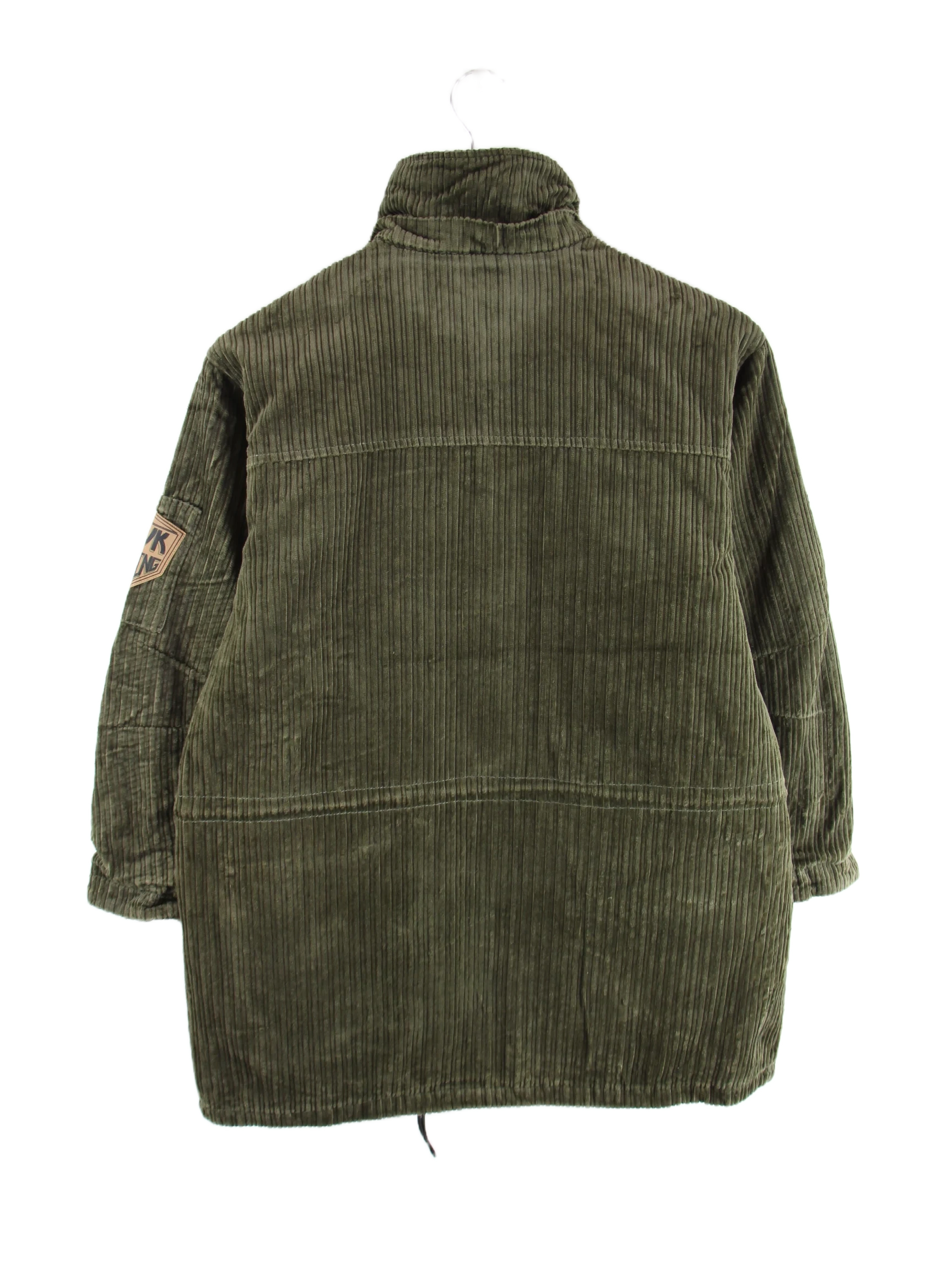 Vintage Jacke Olive S – Rückseite