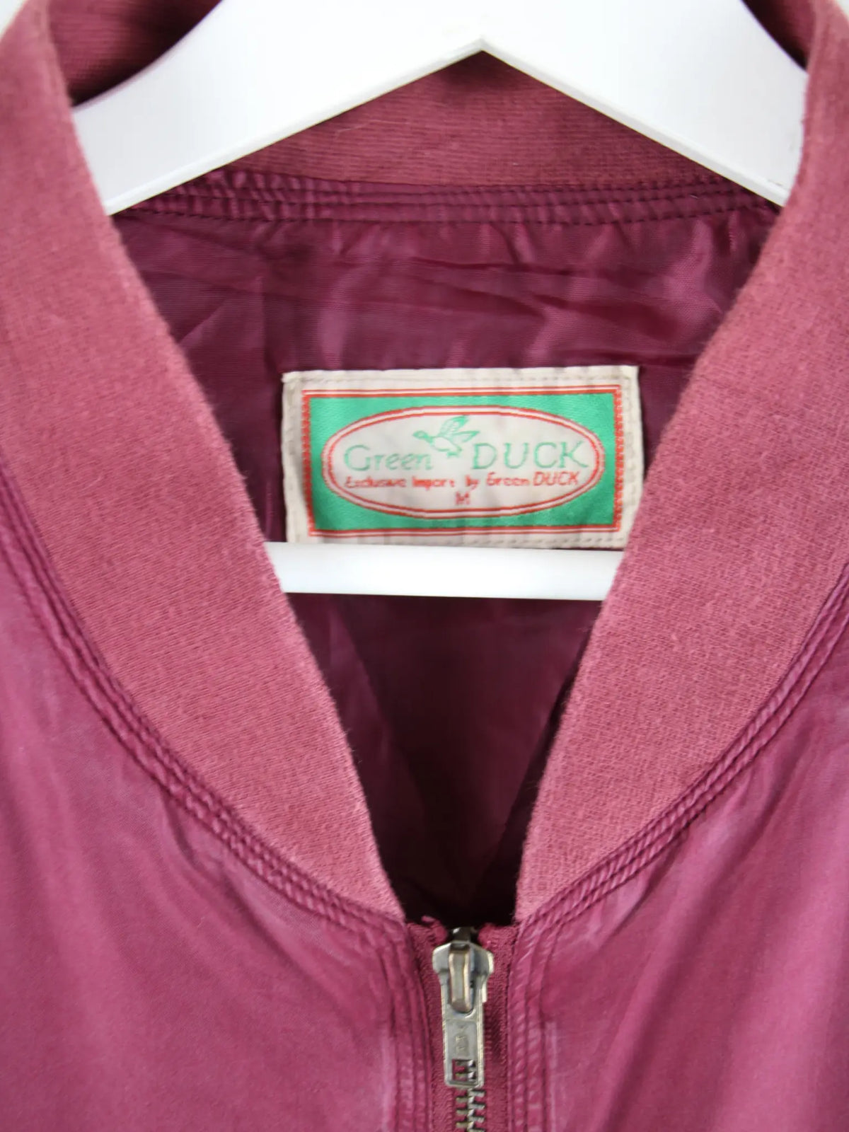 Vintage Jacke Rot M – Etikett
