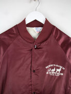 Vintage Jacke Rot XL – Detailansicht Vorderseite