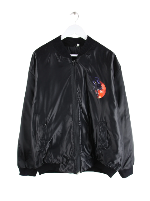 Vintage Jacke Schwarz L – Vorderseite