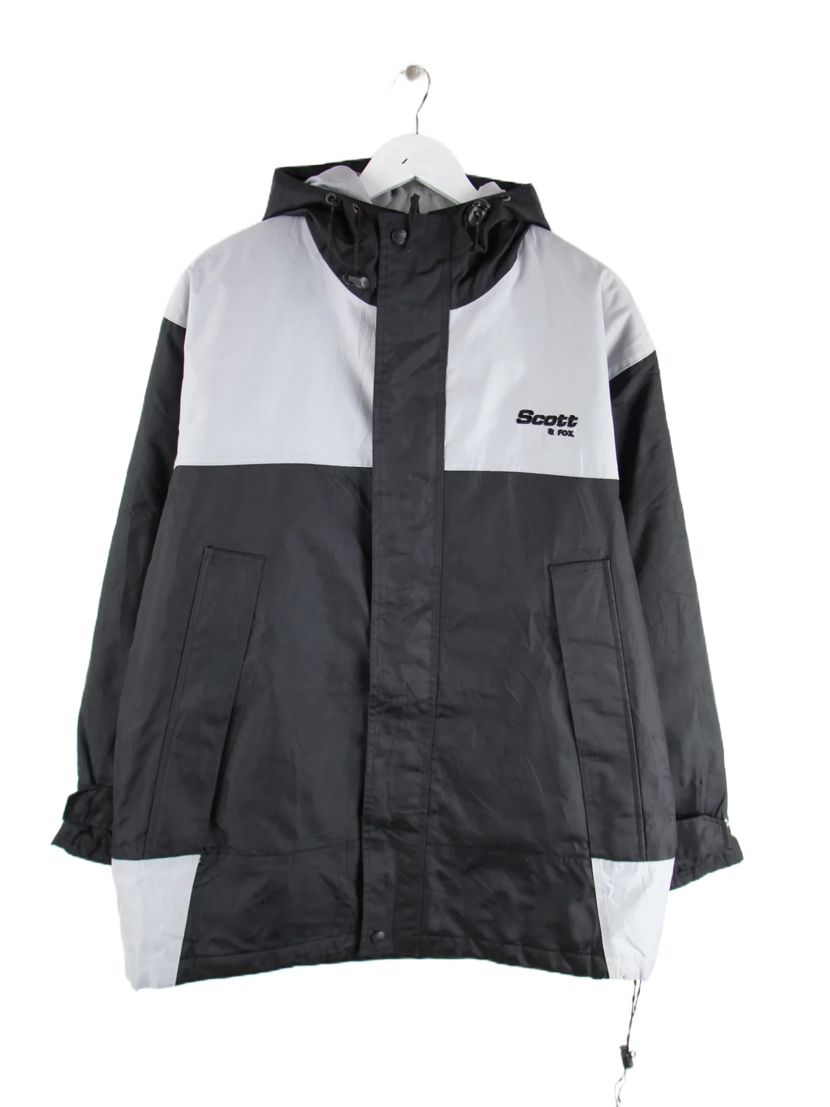 Vintage Jacke Schwarz M – Vorderseite
