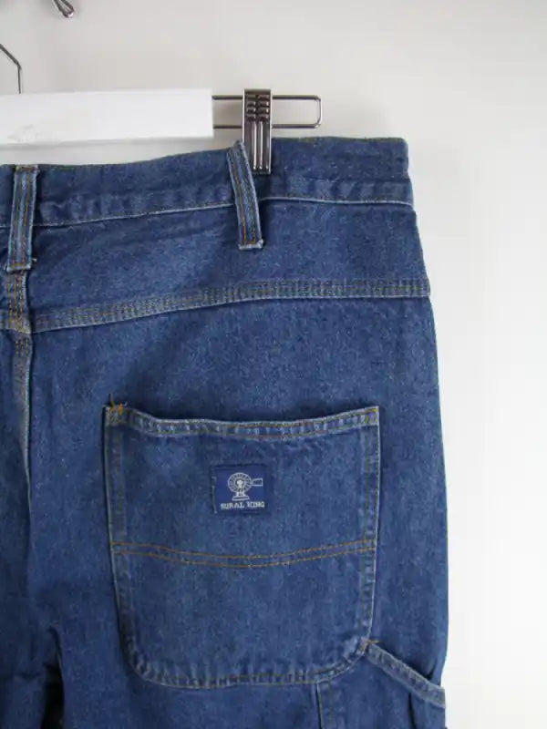 Vintage Jeans Blau – Detailansicht Vorderseite
