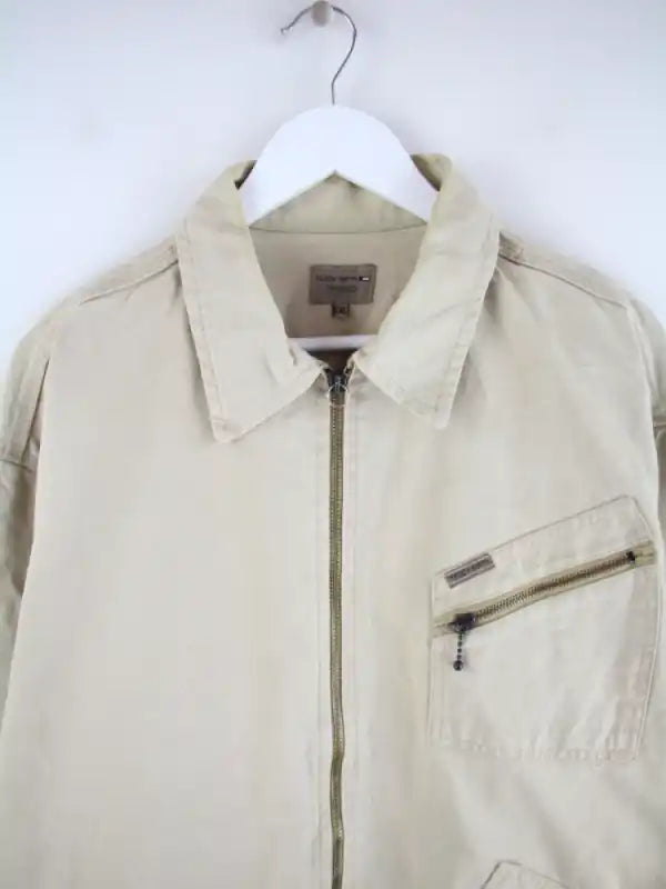 Vintage Jeansjacke Beige XXL – Detailbild 1