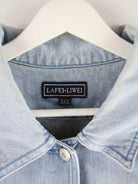 Vintage Jeansjacke Blau 3XL – Detailansicht Vorderseite