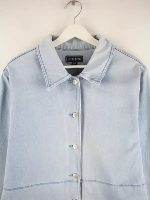 Vintage Jeansjacke Blau 3XL – Etikett