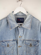 Vintage Jeansjacke Blau L – Detailansicht Vorderseite
