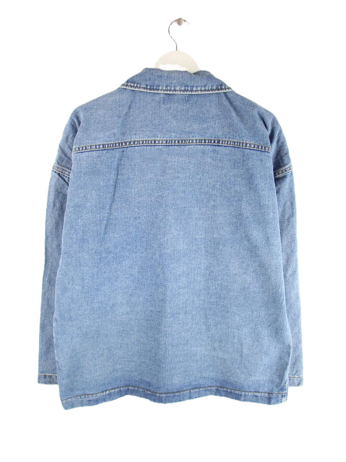 Vintage Jeansjacke Blau L – Rückseite