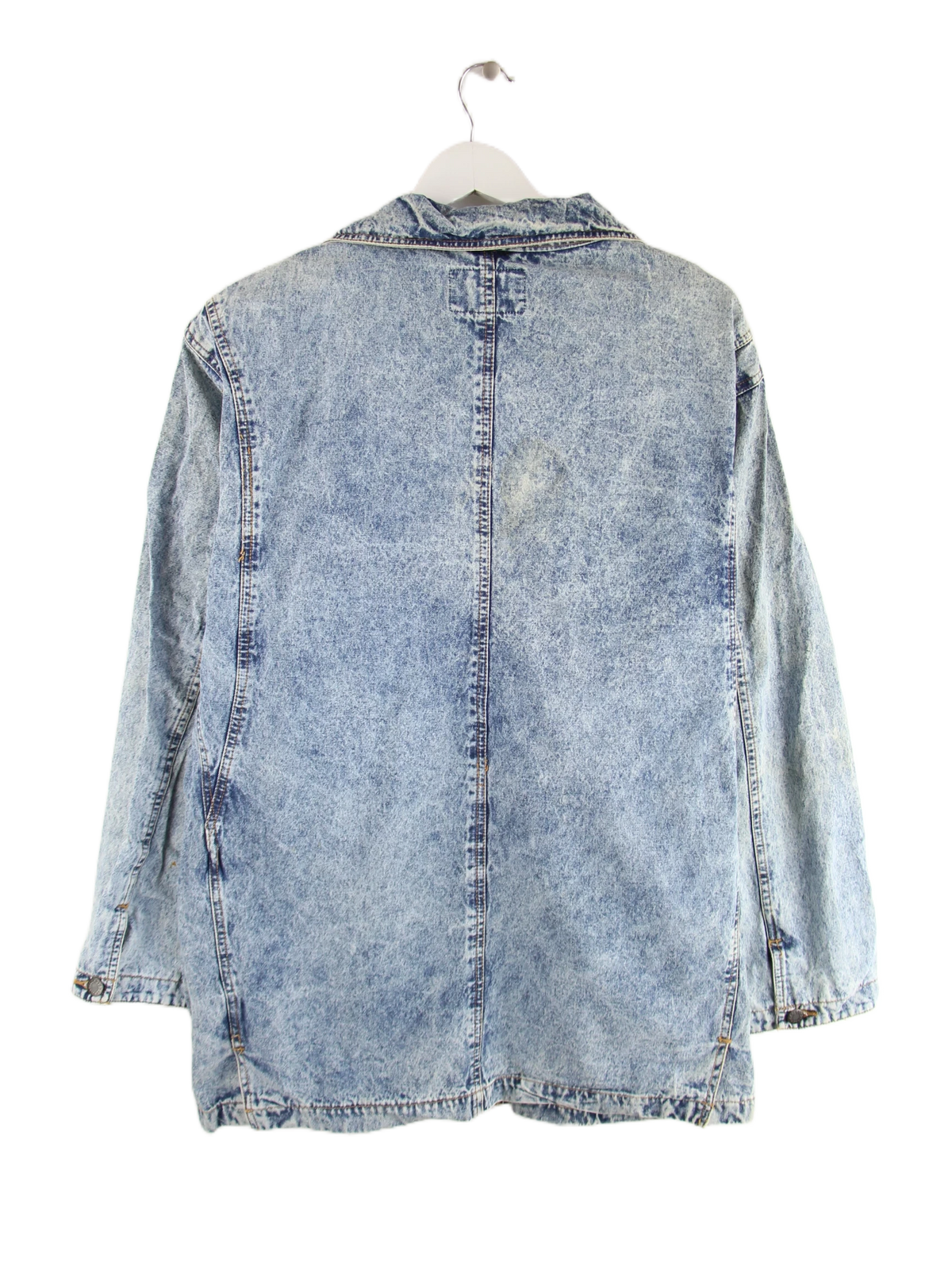 Vintage Jeansjacke Blau L – Rückseite
