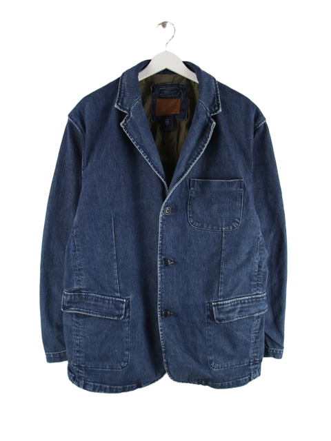 Vintage Jeansjacke Blau L – Vorderseite