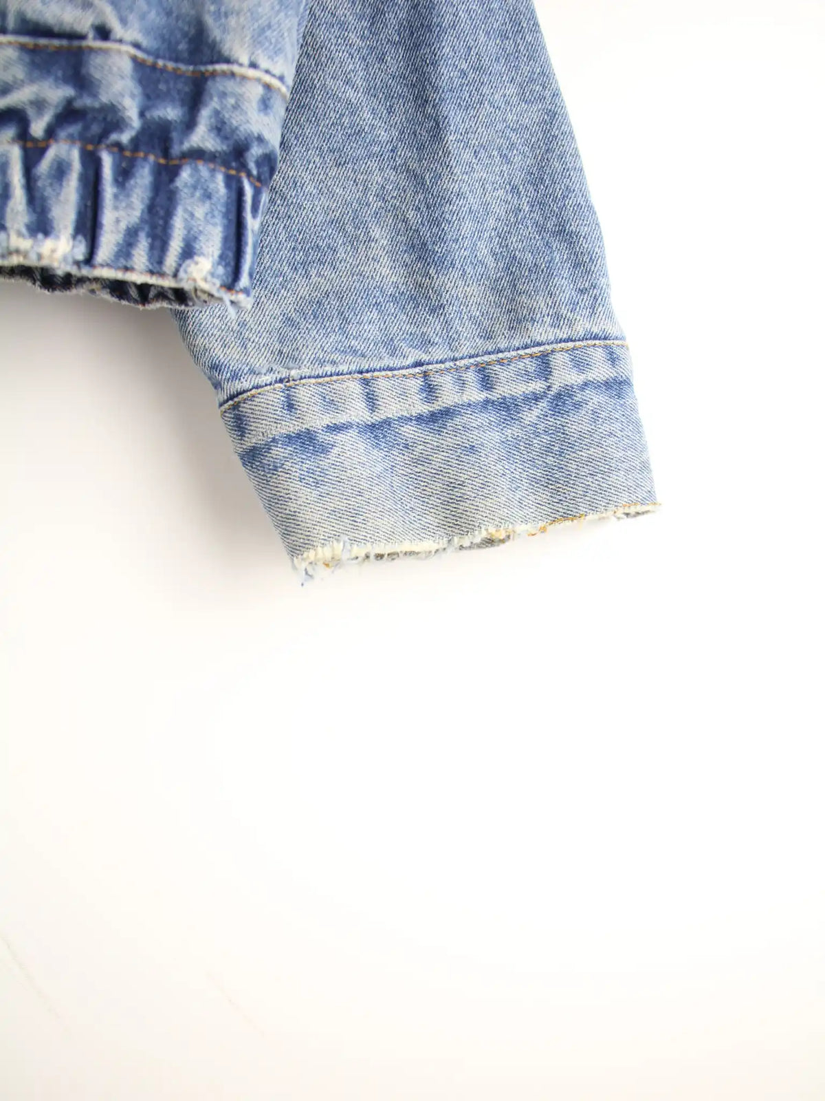 Vintage Jeansjacke Blau M – Detailbild 3
