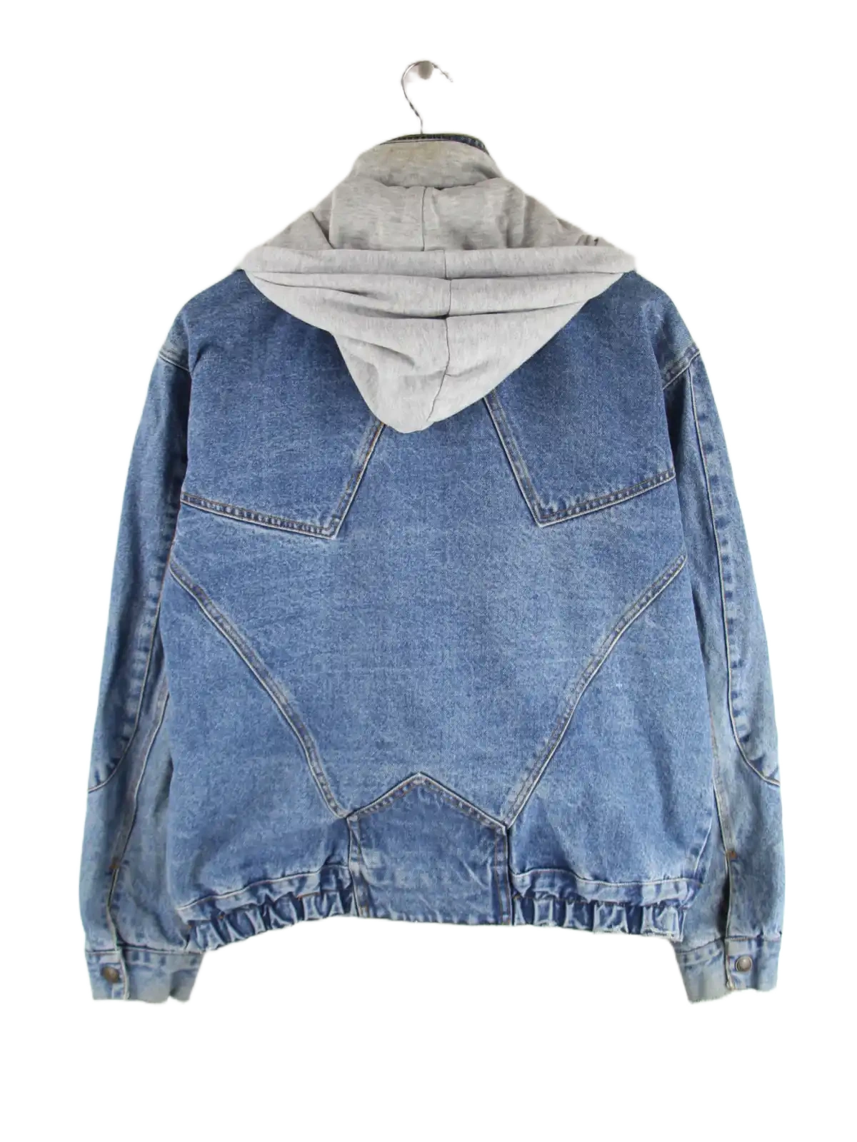 Vintage Jeansjacke Blau M – Rückseite