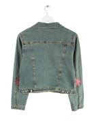 Vintage Jeansjacke Blau XS – Rückseite