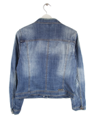 Vintage Jeansjacke Blau S – Rückseite