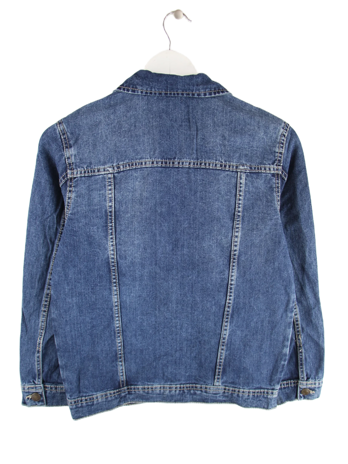Vintage Jeansjacke Blau S – Rückseite