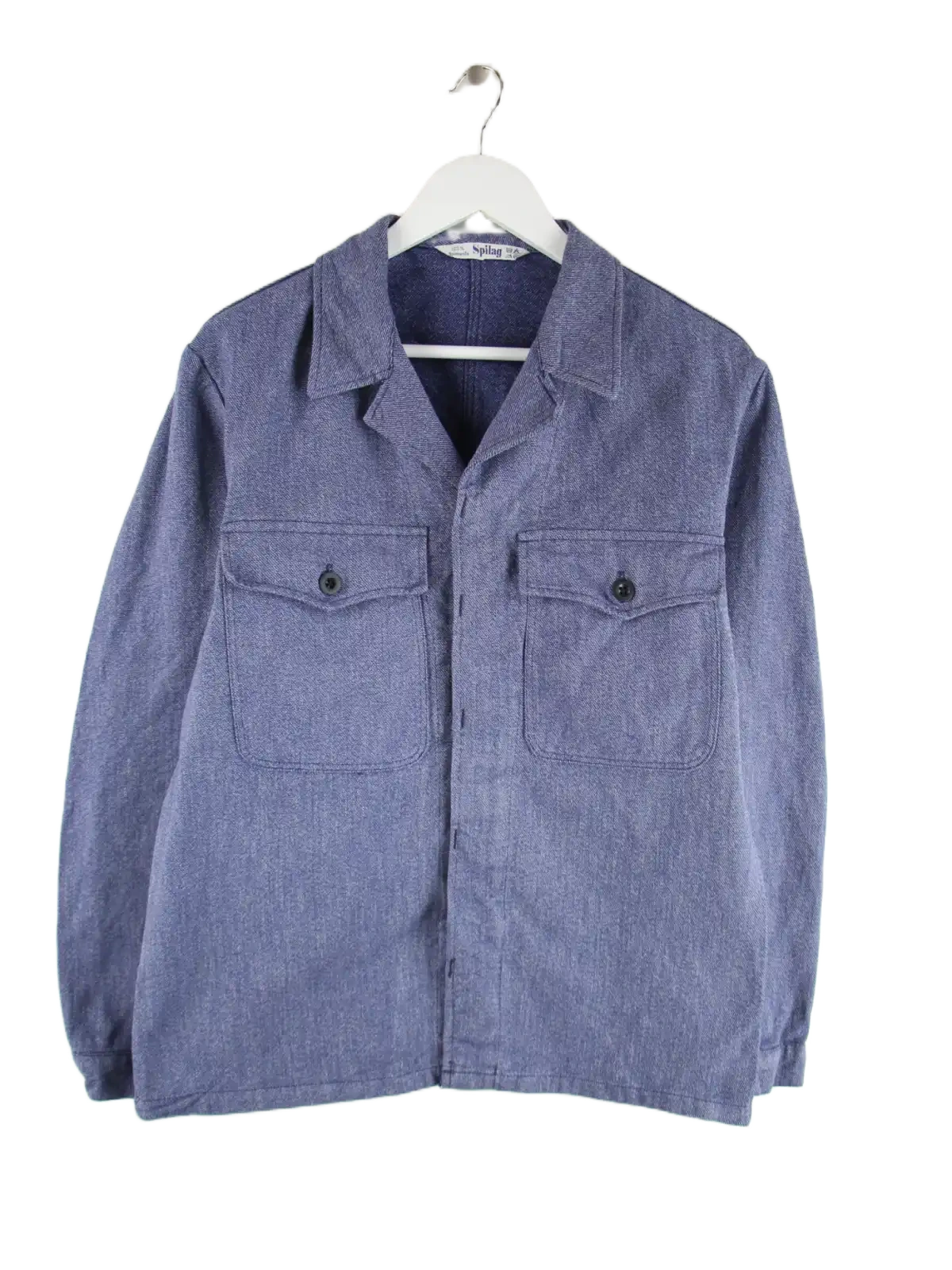 Vintage Jeansjacke Lila M – Vorderseite