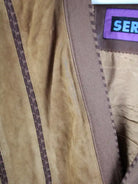 Vintage Lederjacke Braun XXL – Etikett