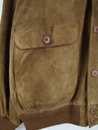 Vintage Lederjacke Braun XL – Etikett