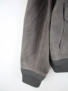 Vintage Lederjacke Grau L – Detailbild 1