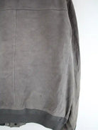 Vintage Lederjacke Grau L – Detailbild 3