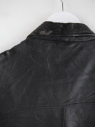 Vintage Lederjacke Schwarz XL – Detailbild 3