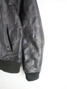 Vintage Lederjacke Schwarz XXL – Detailbild 1