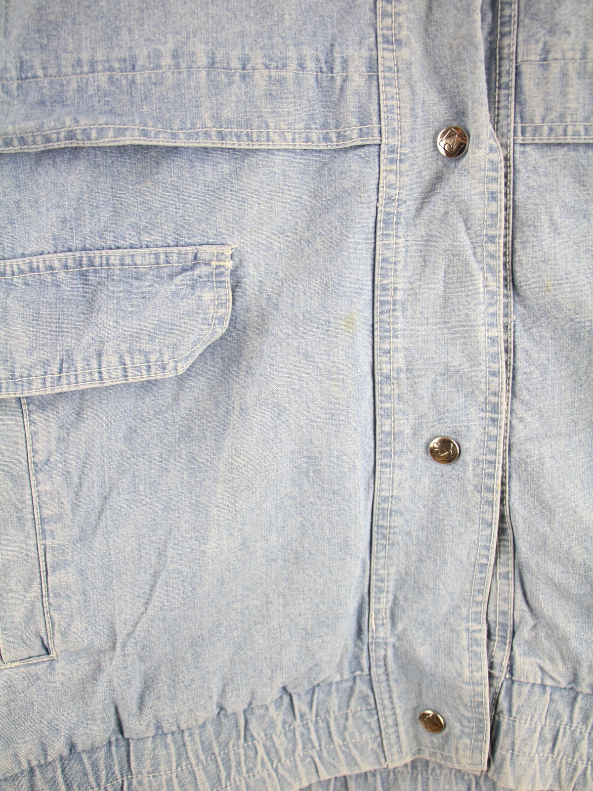 Vintage Leichte Jacke Blau L – Detailbild 1