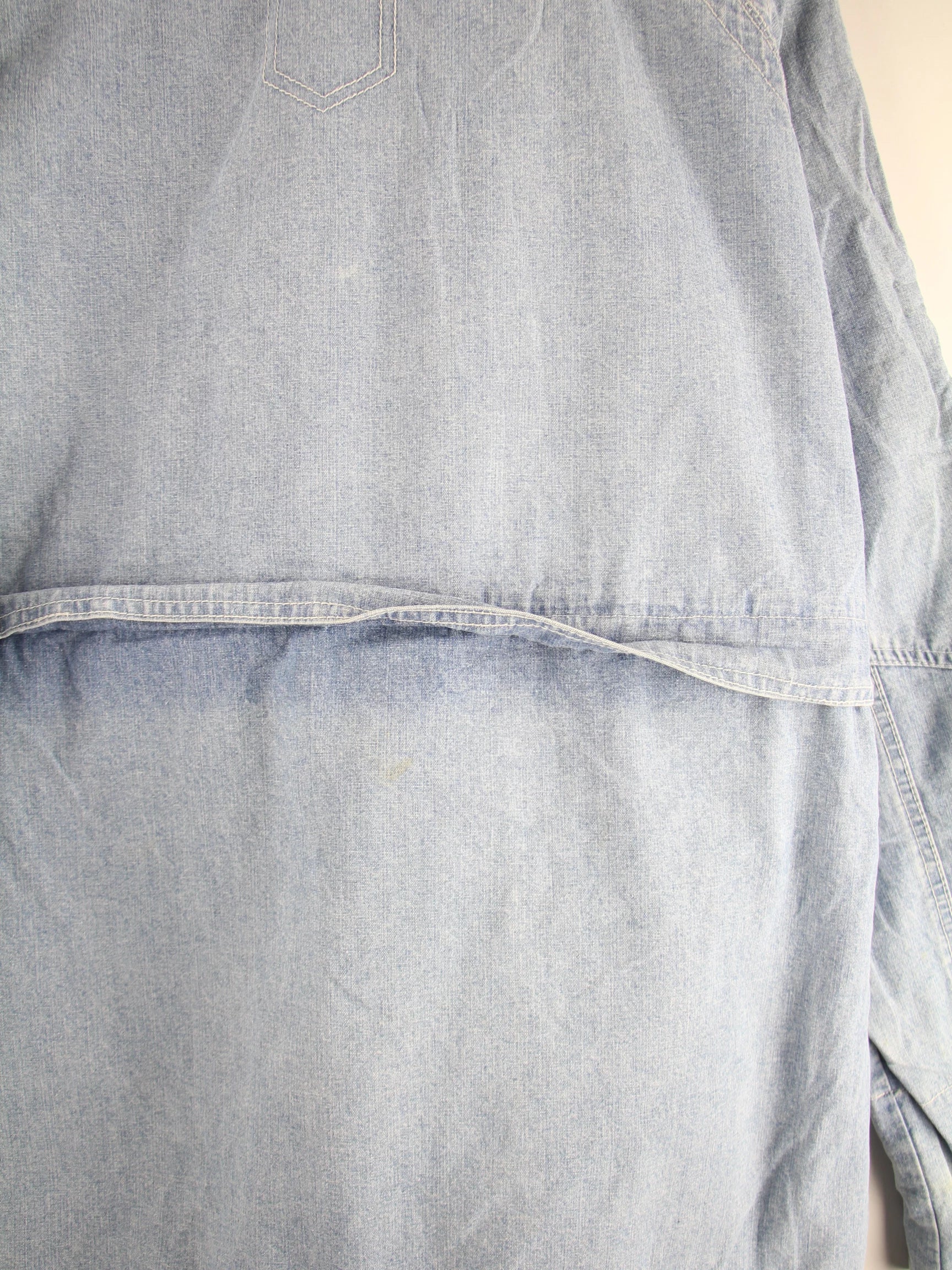 Vintage Leichte Jacke Blau L – Detailbild 5