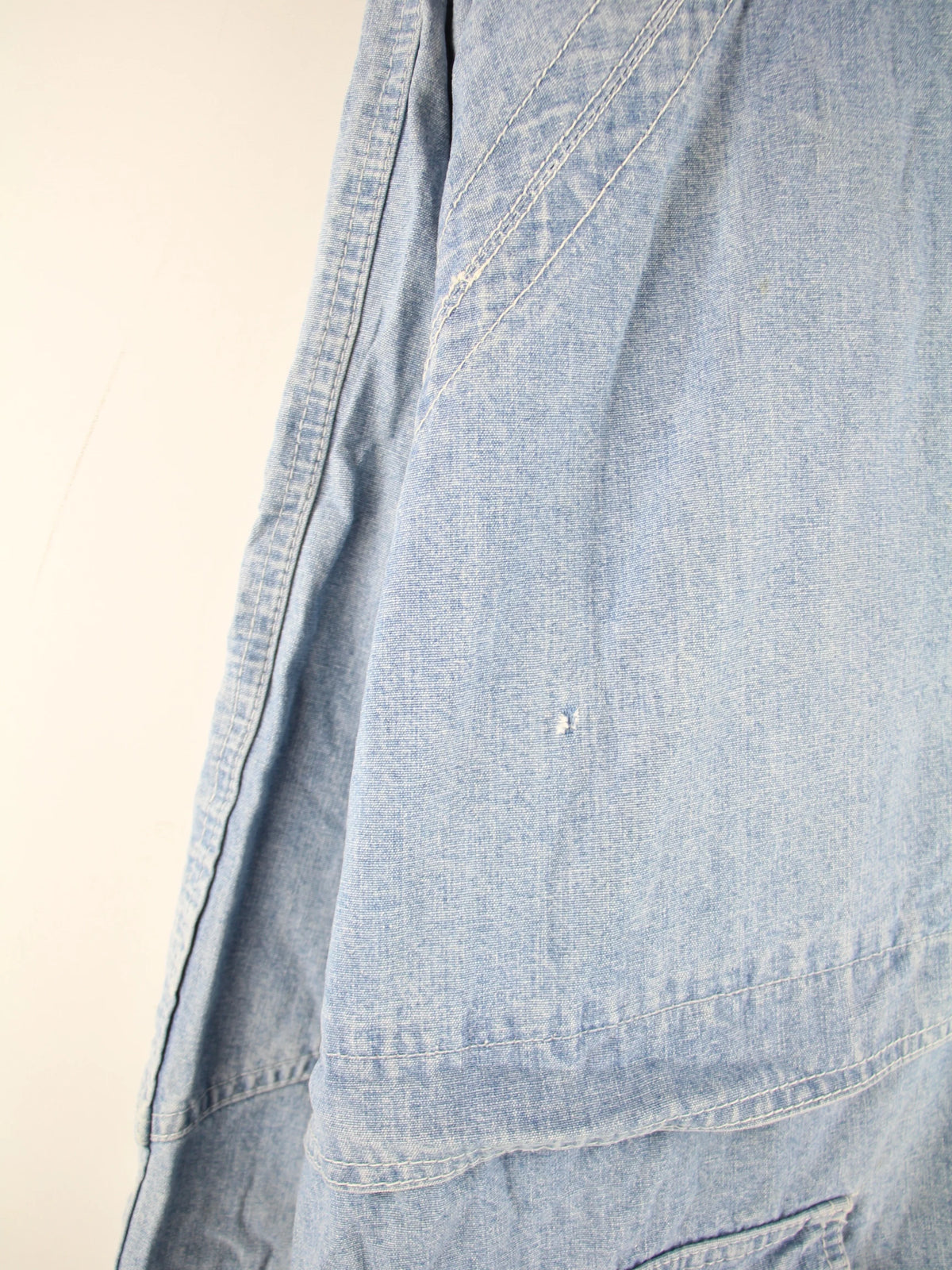 Vintage Leichte Jacke Blau L – Etikett