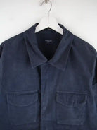 Vintage Leichte Jacke Blau XL – Detailansicht Vorderseite