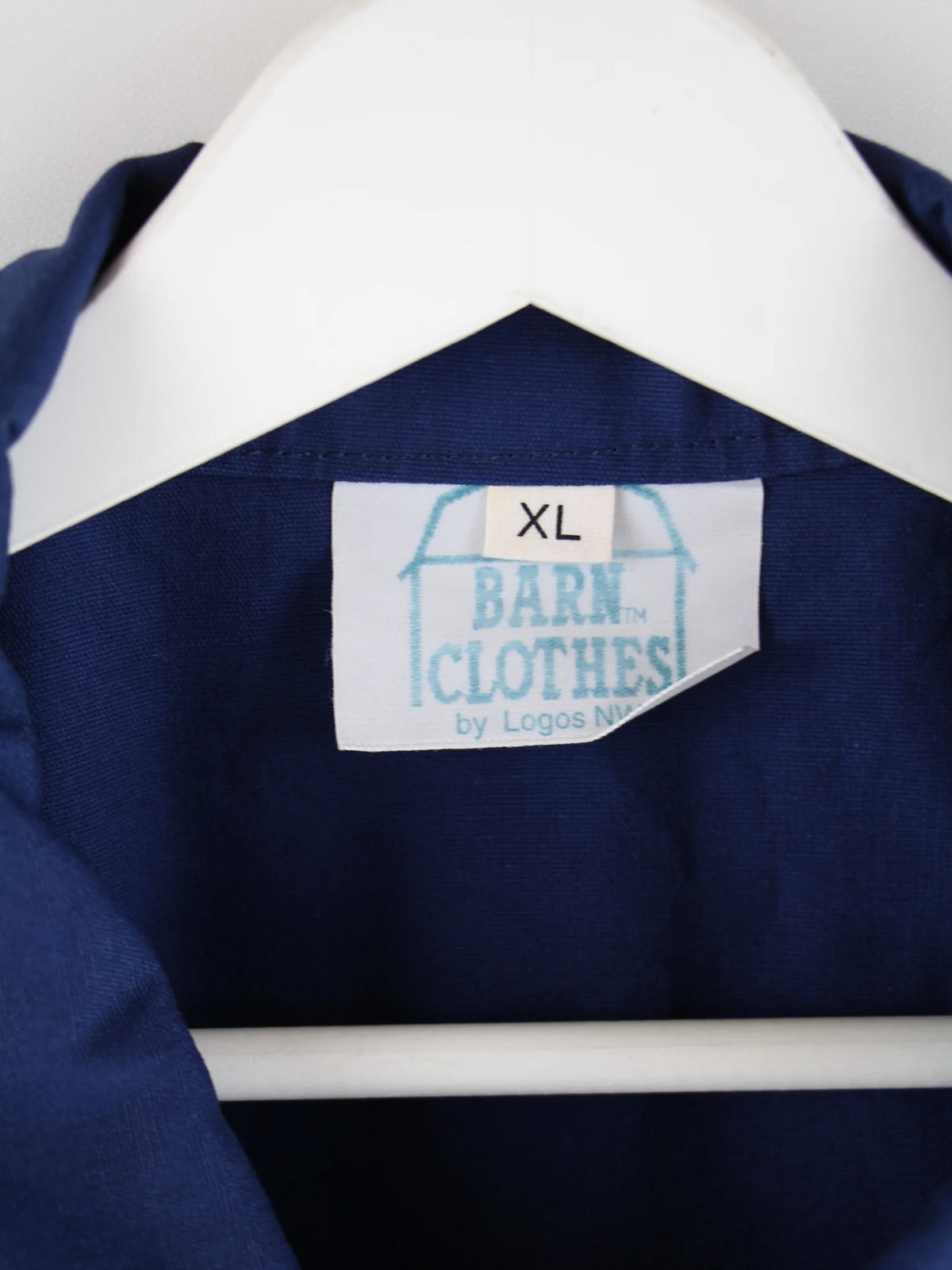 Vintage Leichte Jacke Blau XL – Etikett