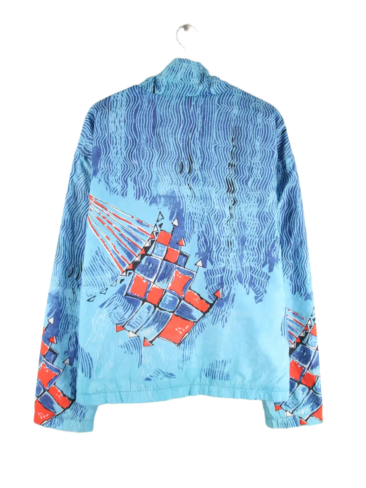 Vintage Leichte Jacke Blau XXL – Rückseite