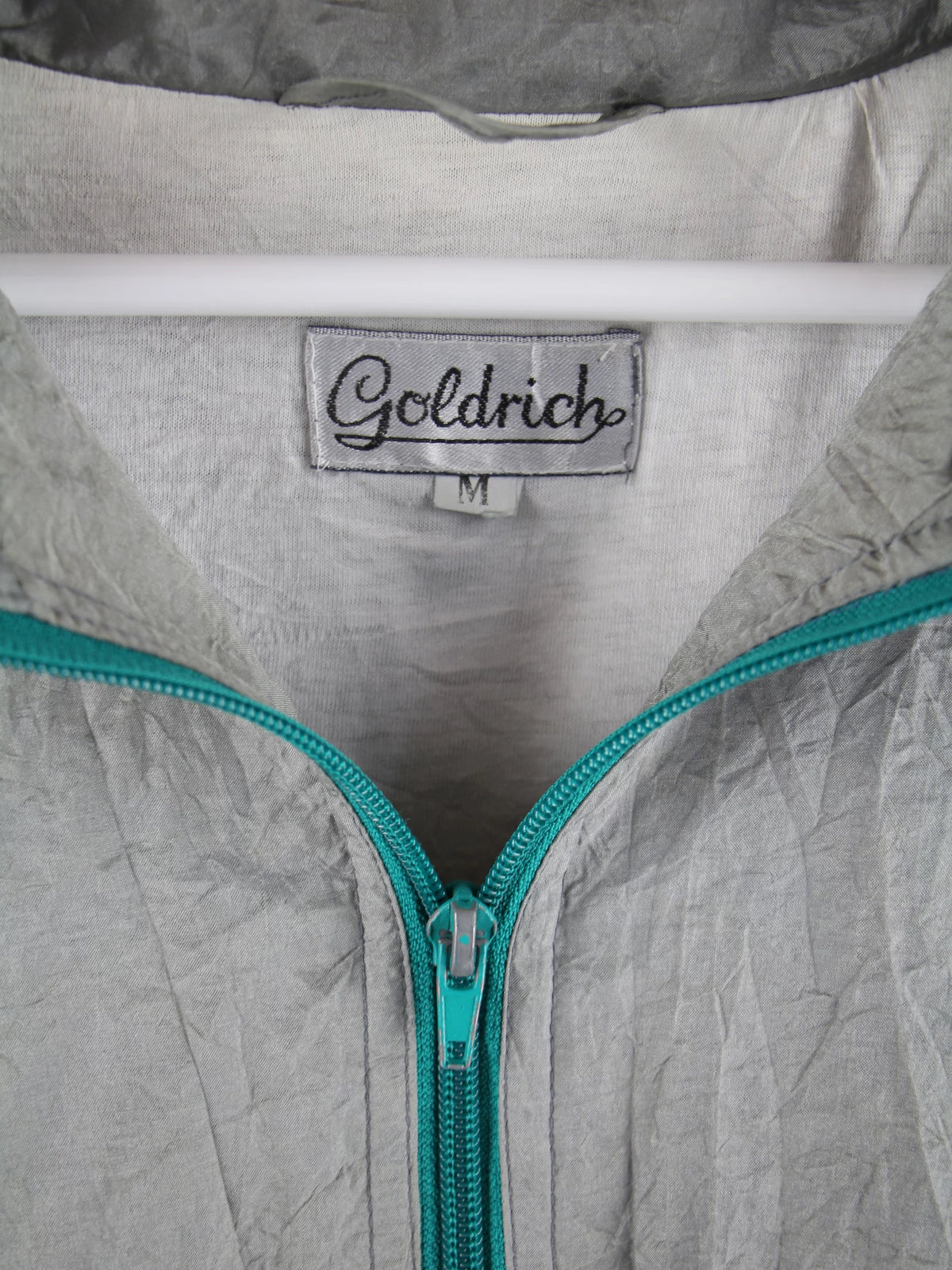 Vintage Leichte Jacke Grau M – Detailbild 1