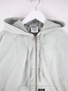 Vintage Leichte Jacke Grün M – Detailansicht Vorderseite