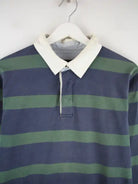 Vintage Polo Blau M – Detailansicht Vorderseite