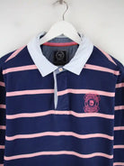 Vintage Polo Blau XL – Detailansicht Vorderseite