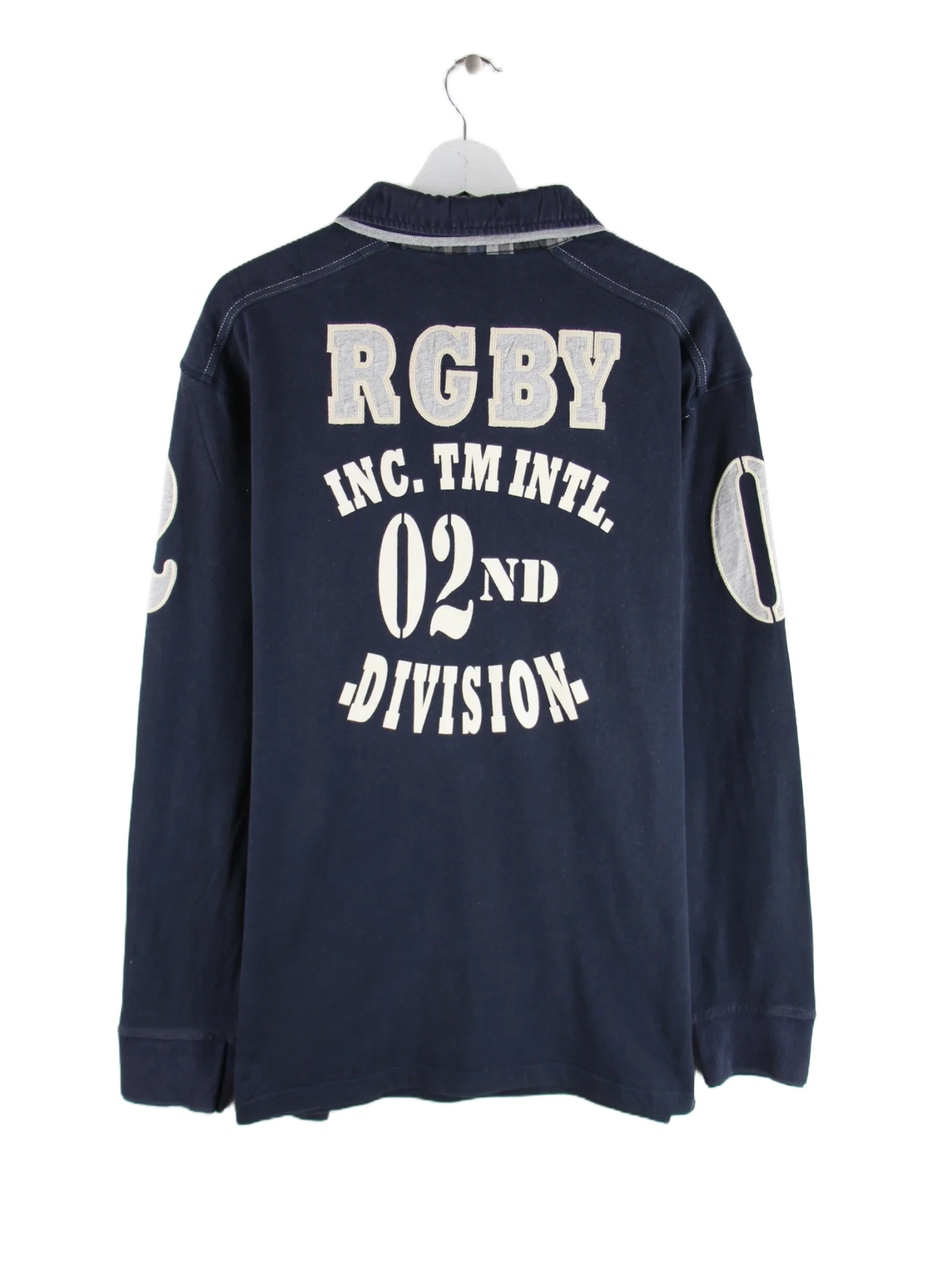 Vintage Polo Blau XXL – Rückseite