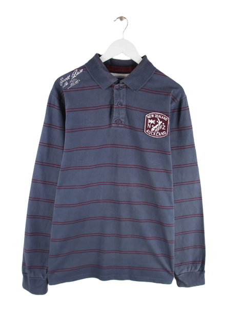 Vintage Polo Blau XXL – Vorderseite
