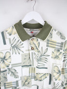 Vintage Polo Mehrfarbig XL – Detailansicht Vorderseite