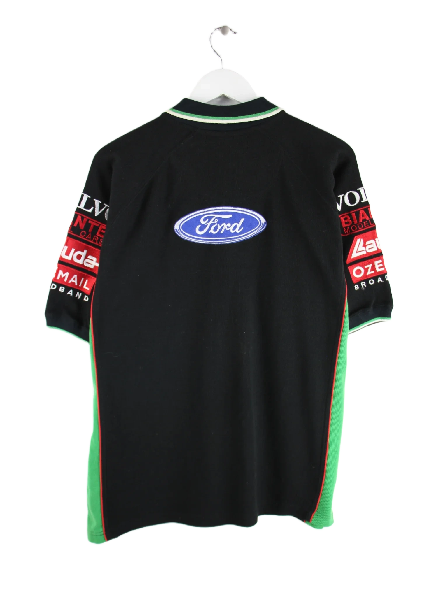 Vintage Polo Schwarz L – Rückseite