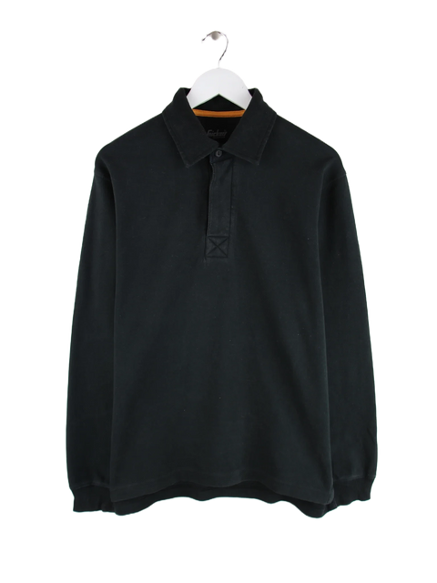 Vintage Polo Schwarz L – Vorderseite