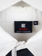 Vintage Polo Schwarz XL – Detailansicht Vorderseite