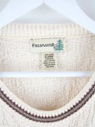 Vintage Pullover Beige XL – Etikett