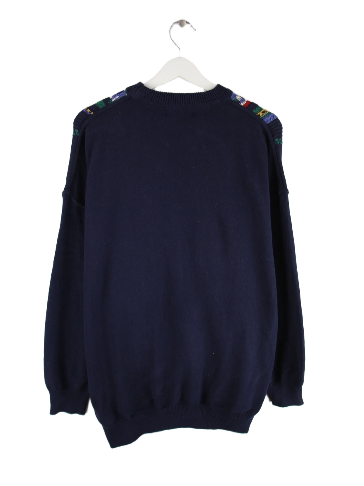 Vintage Pullover Blau M – Rückseite