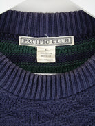 Vintage Pullover Blau XL – Etikett