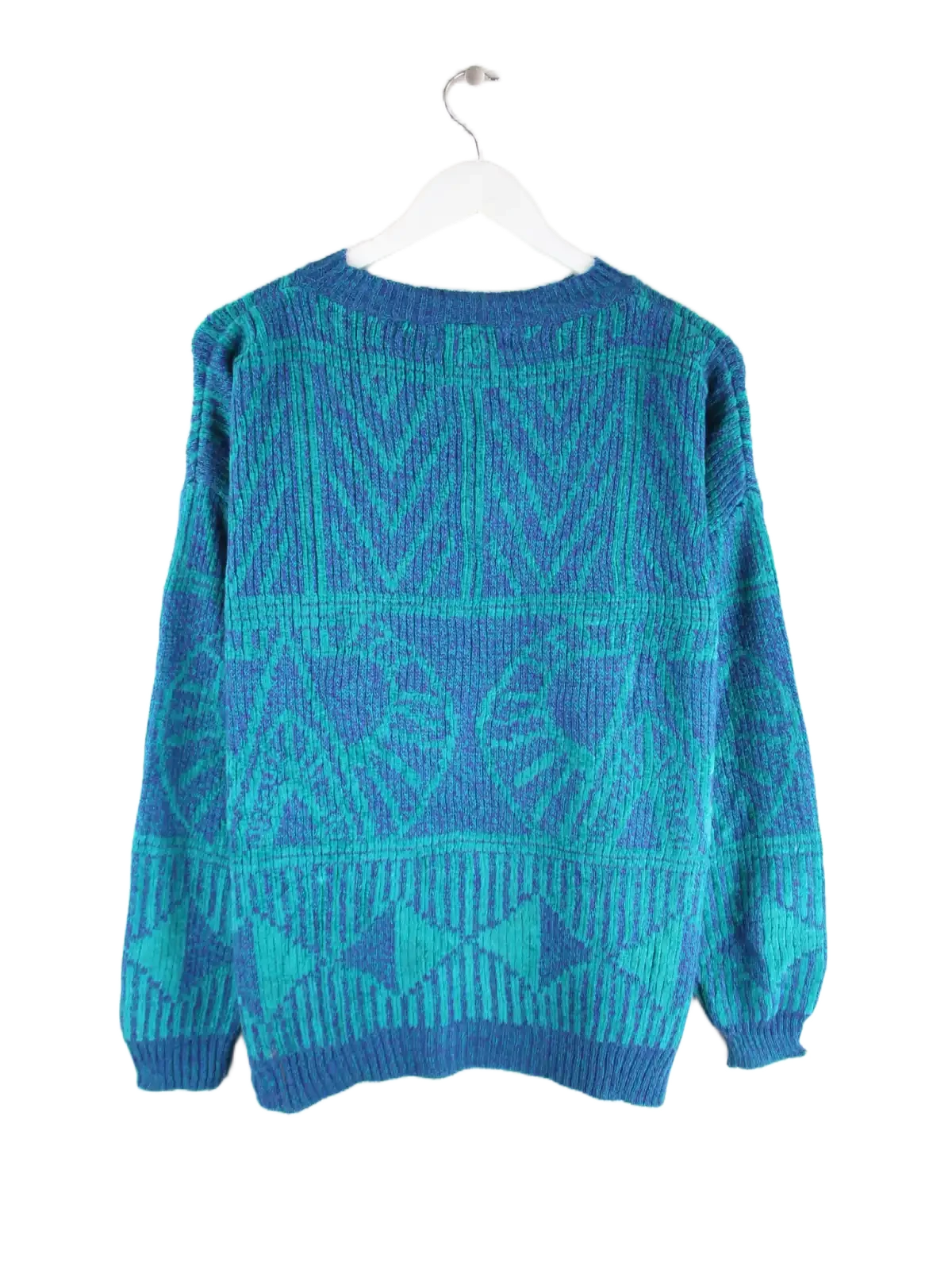 Vintage Pullover Blau M – Rückseite