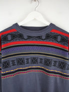 Vintage Pullover Grau XL – Detailansicht Vorderseite