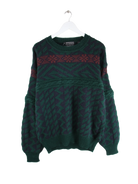 Vintage Pullover Grün L – Vorderseite